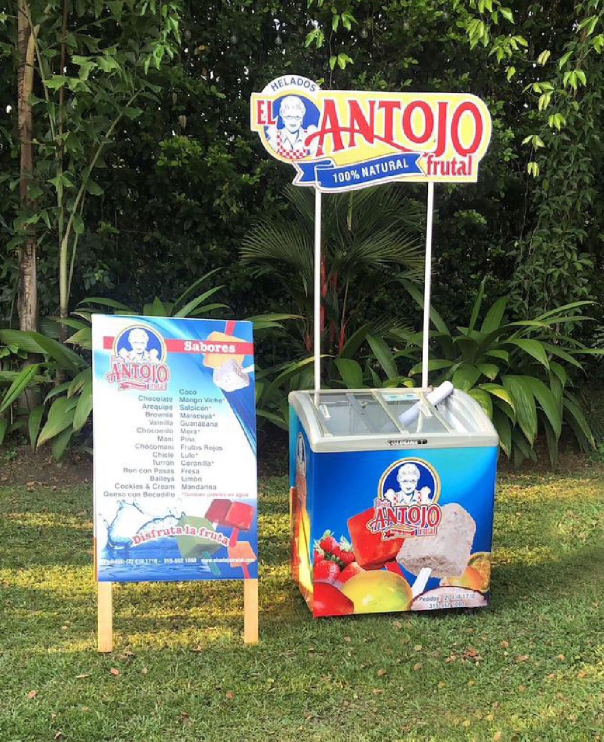 Carrito de helados El Antojo Frutal